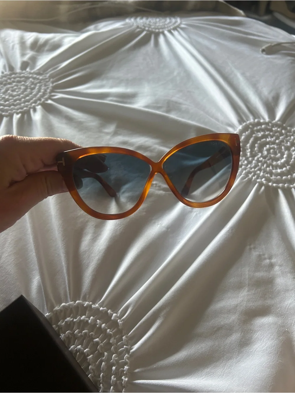 Tom Ford  Brown Cat-Eye Sunglasses